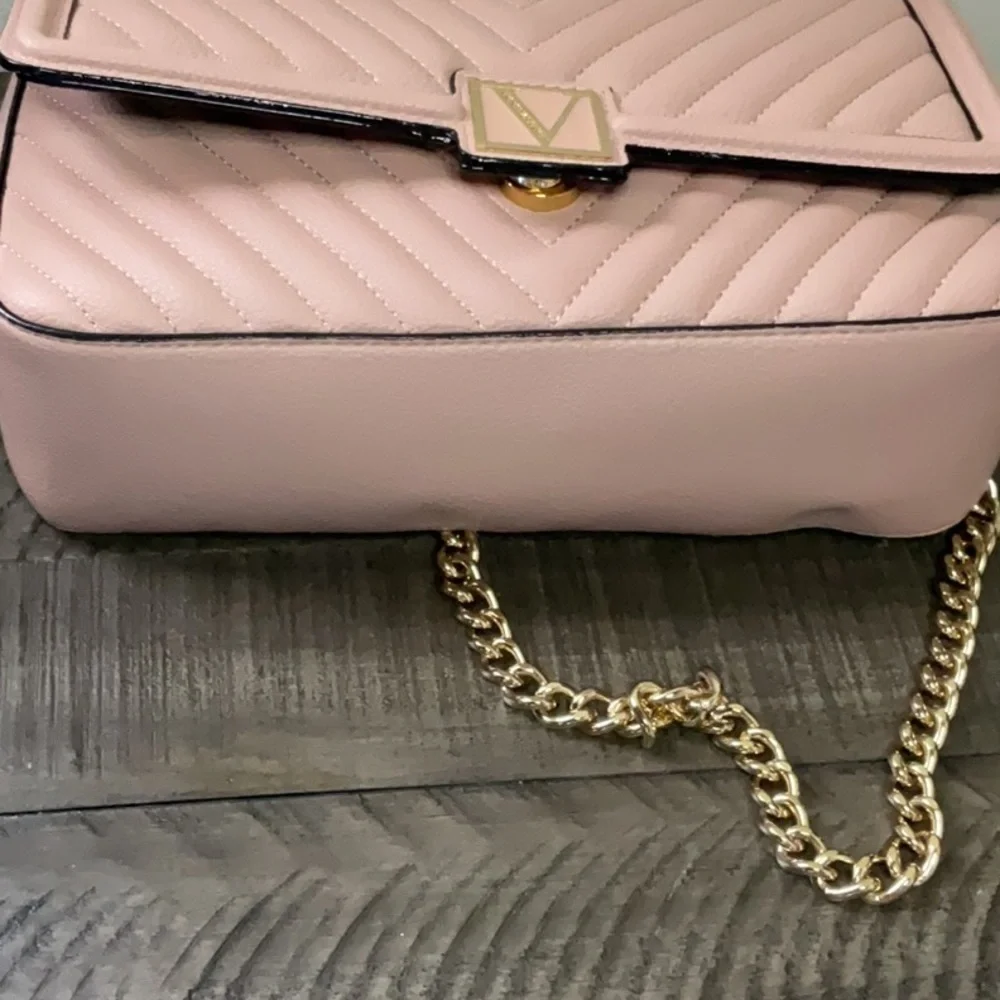 Victora Secret Pale Pink Quilted Shoulder Crossbody - Picture 8 of 9